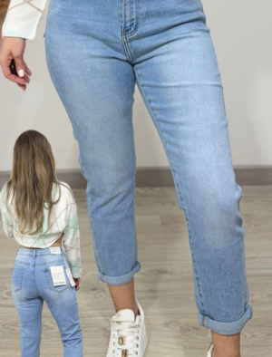 Calças Ganga Estilo Mom Fit