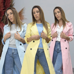 Gabardine em Sarja