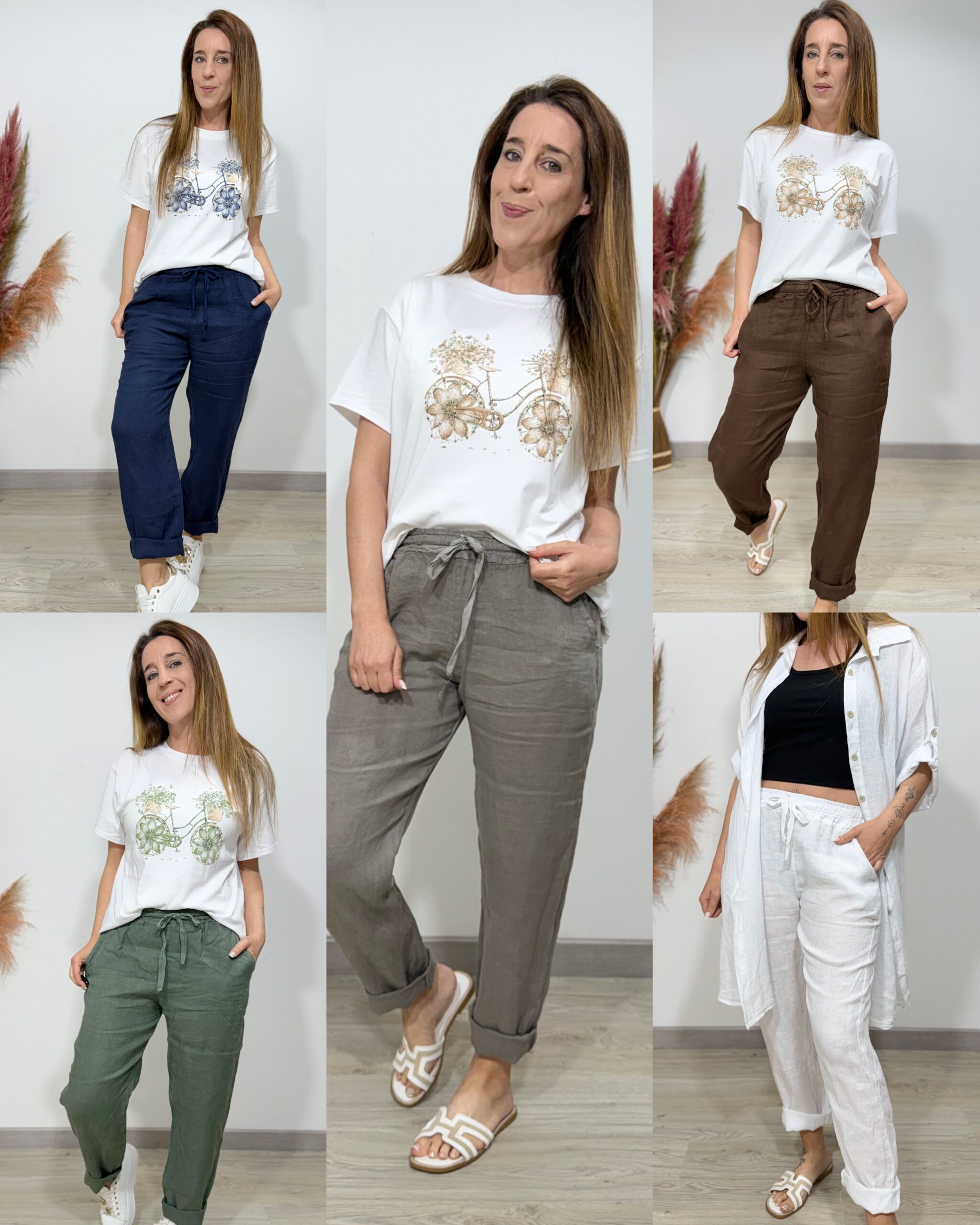 Calça linho