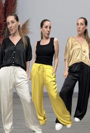 Pantalona cetim desportiva